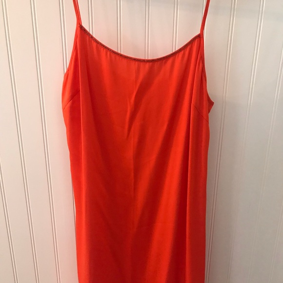 Halston Heritage Orange Kimono Gown Size 2 - Picture 6 of 8
